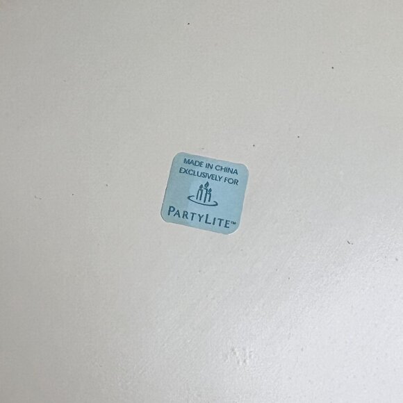 PartyLite P8014 Terrace Blossom Floral 3-Wick Multi Tealight Candle Holder 8.25" - Picture 7 of 10